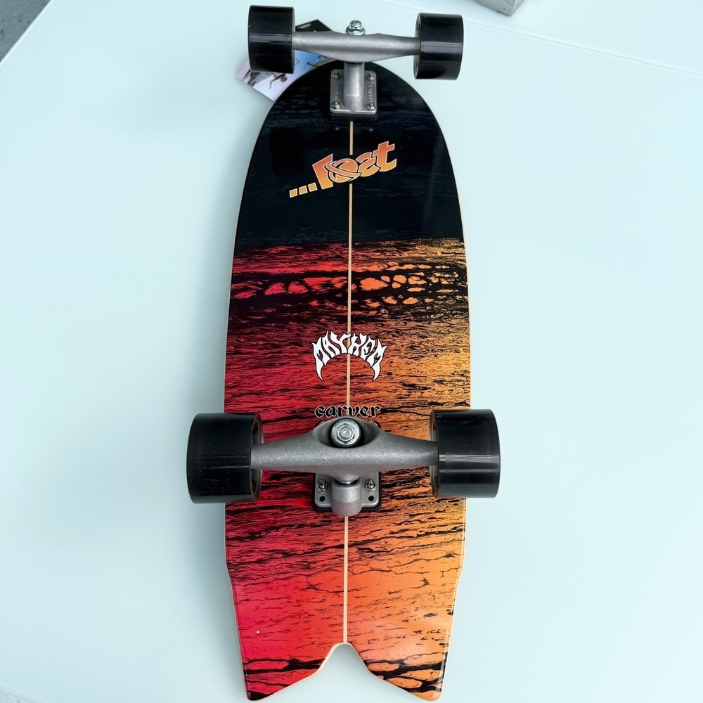 Mayhem Carver Skateboard Cruiser Skate‎ Brand New 9.5" x 27"